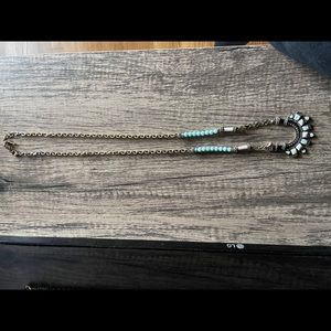 Lunette Long Pendant Necklace